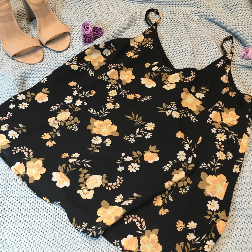 Flower blouse.